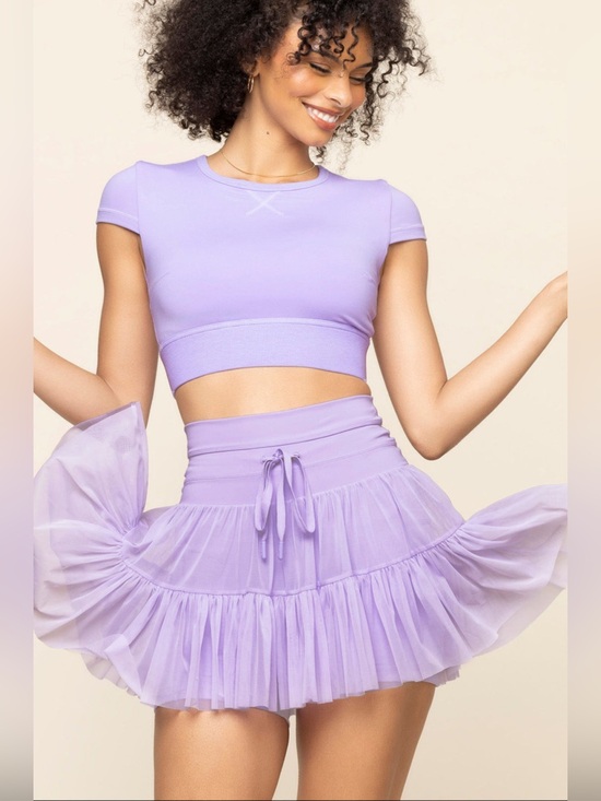 POPFLEX Dresses & Skirts - popflex Pirouette Skort - Digital Lavender